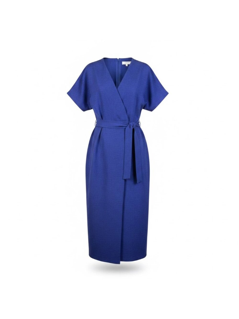 Closet London Womens Blue Kimono Midi Dress With Belt Size US 12